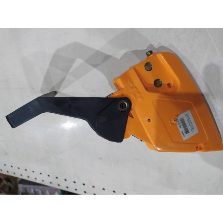 Тормоз ручной б/п (в сборе)   для Partner P350   (+натяжитель цепи)   WOODMAN   (mod.A)
