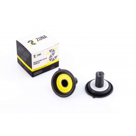 Мембрана карбюратора (з заслінкою) 4T GY6 50 (Ø16mm, основна з виїмкою) ZUNA