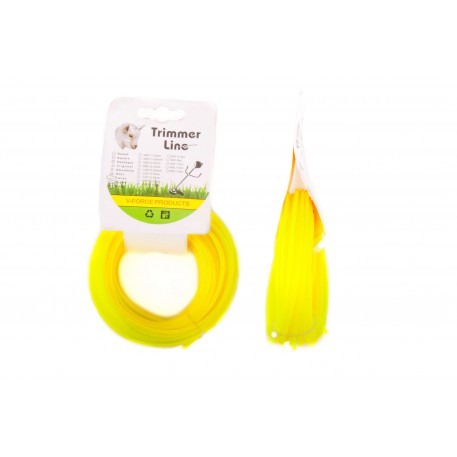 Леска мотокосы   Ø2,4mm, 15 метров   (косичка, желтая)   BEST