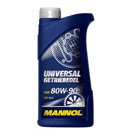 Масло трансмиссионное, 1л   (80W-90, Universal Getriebeoel API GL 4)   MANNOL