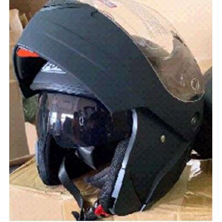 Шлем трансформер   (size:XL, черный матовый)   FGN