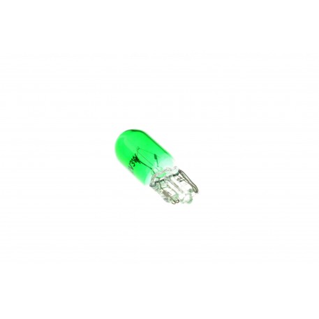 Лампа Т10 (безцокольная)   12V 3W   (габарит, приборы)   (зеленая)   TAKAWA