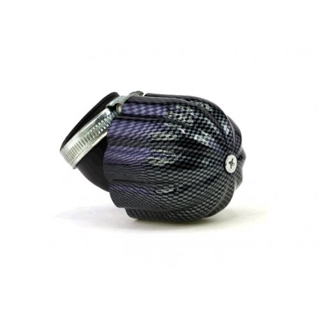 Фильтр воздушный (нулевик)   Ø28mm, колокол   (карбон) EVO-2