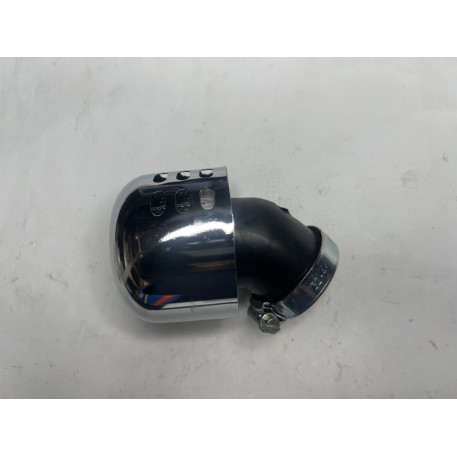 Фільтр повітряний (нульовик) Ø38mm, 45*, закритий (хром) EVO