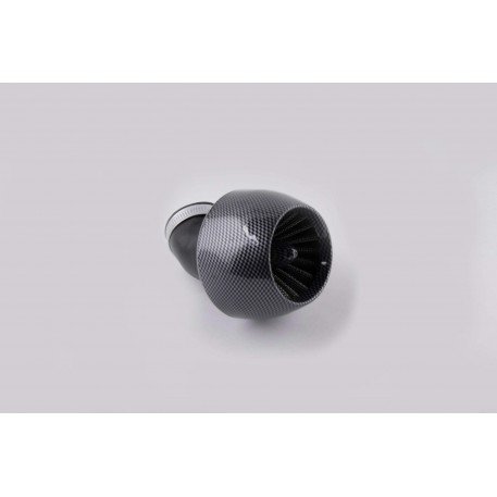 Фільтр повітряний (нульовик) Ø42mm, 45*, турбіна (карбон) KOMATCU