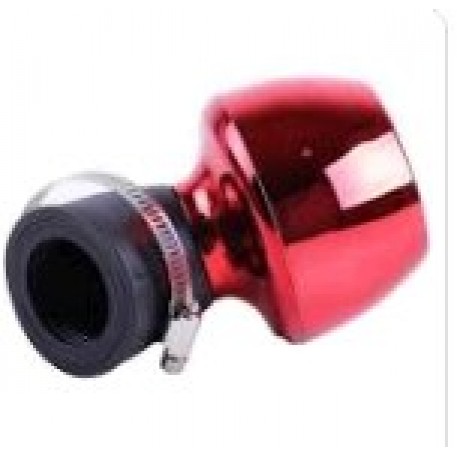 Фильтр воздушный (нулевик)   Ø28mm, 45*,  турбина (красный) EVO