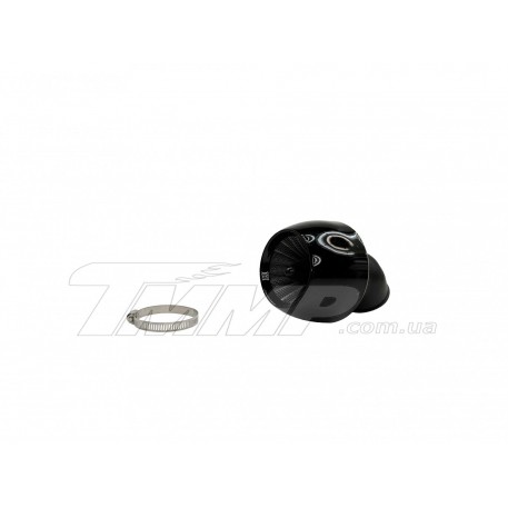 Фильтр воздушный (нулевик)   Ø42mm, 45*, турбина   (черный) EVO