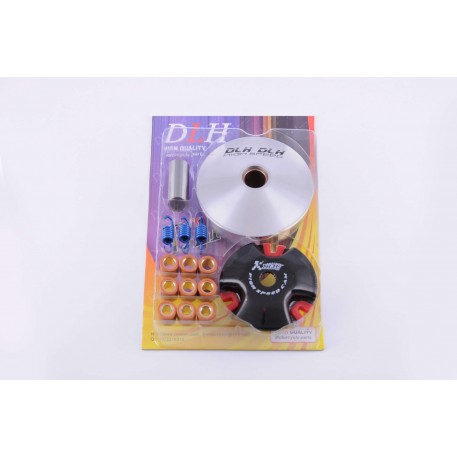 Вариатор передний (тюнинг)   Yamaha JOG 50   (d-13mm, рол. латунь 9шт, палец, пр. сцепления)   DLH