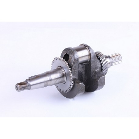 Колінвал м/б 168F/170F (6,5/7Hp) (під шліци) (з шестернями) для двигуна з понижувальним редуктором AMG